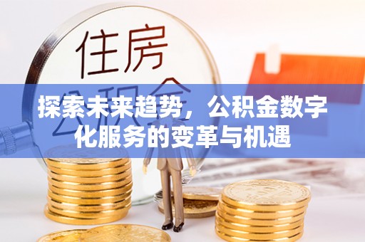 遵化市探索未来趋势，公积金数字化服务的变革与机遇