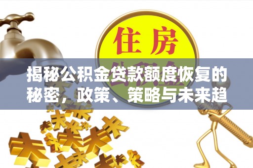 遵化市揭秘公积金贷款额度恢复的秘密，政策、策略与未来趋势
