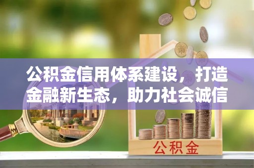 遵化市公积金信用体系建设，打造金融新生态，助力社会诚信发展