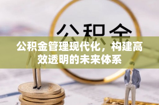 遵化市公积金管理现代化，构建高效透明的未来体系