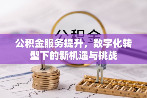 遵化市公积金服务提升，数字化转型下的新机遇与挑战