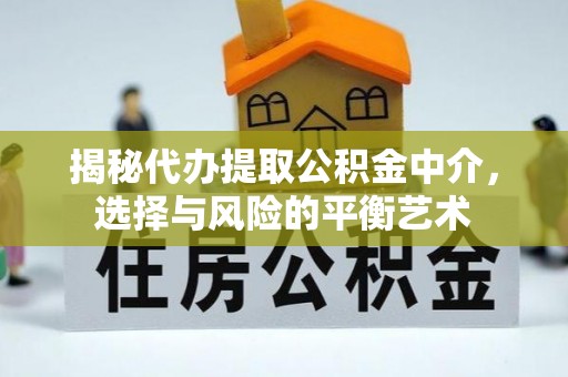 遵化市揭秘代办提取公积金中介，选择与风险的平衡艺术