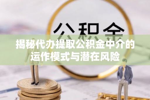遵化市揭秘代办提取公积金中介的运作模式与潜在风险