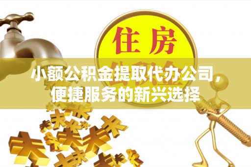 遵化市小额公积金提取代办公司，便捷服务的新兴选择